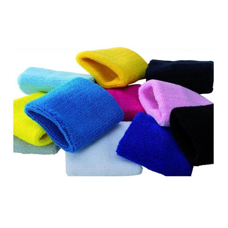 Gekleurde zweetbandjes / polszweetbandjes 8 cm - Zweetband.., Sport en Fitness, Overige Sport en Fitness, Ophalen of Verzenden
