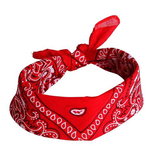 Rode Bandana, Hobby en Vrije tijd, Feestartikelen, Nieuw, Verzenden