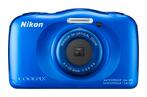 Nikon Coolpix S32 Waterdichte Digitale Compact Camera - Blau, Zo goed als nieuw, Verzenden