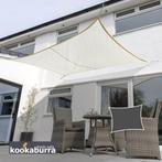 Kookaburra 4,0mx3,0m Rechthoek Ivoor Geweven Schaduwdoek, Tuin en Terras, Bloempotten, Verzenden, Nieuw