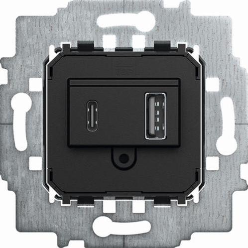 USB A en USB C voeding inbouwelement universeel 6475U, Doe-het-zelf en Verbouw, Elektra en Kabels, Nieuw, Ophalen of Verzenden