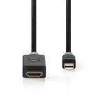 Nedis Mini DisplayPort 1.4 naar HDMI 2.0 kabel (4K, Audio, Tv en Foto, Nieuw, Ophalen of Verzenden