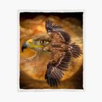 Fleecedeken - Hawk - Spirit Of Wind - 150x200cm, Ophalen of Verzenden, Nieuw