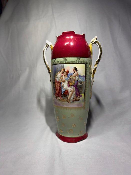 Vienna Style - Vaas (2) - hard-paste porselein, Antiek en Kunst, Antiek | Glas en Kristal