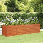 vidaXL Plantenbak verhoogd 320x80x77 cm cortenstaal roestig, Tuin en Terras, 100 cm of meer, Verzenden, Nieuw, Metaal