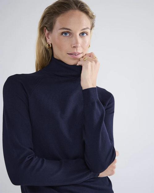 -30% Summum  Summum Paris-7890 495 sweater turtle neck basic, Kleding | Dames, Truien en Vesten, Blauw, Nieuw, Verzenden