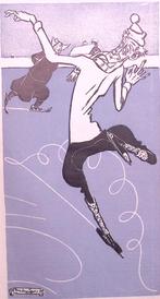 Spotprent over de politieke leuning van Henri Marchant, Antiek en Kunst, Kunst | Litho's en Zeefdrukken, Verzenden