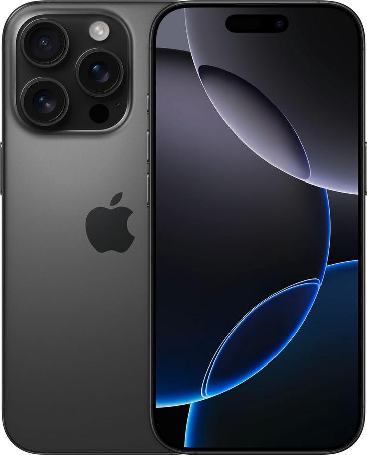 Apple iPhone 16 Pro 256GB Black Titanium Mobiele, Telecommunicatie, Mobiele telefoons | Overige merken, Verzenden