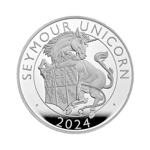 Tudor Beasts Seymour Unicorn 2024 Proof, Postzegels en Munten, Edelmetalen en Baren, Verzenden