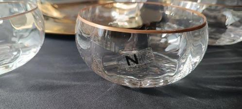 Nason e Moretti - Dessertservies - Glas, Goud, Antiek en Kunst, Antiek | Glas en Kristal