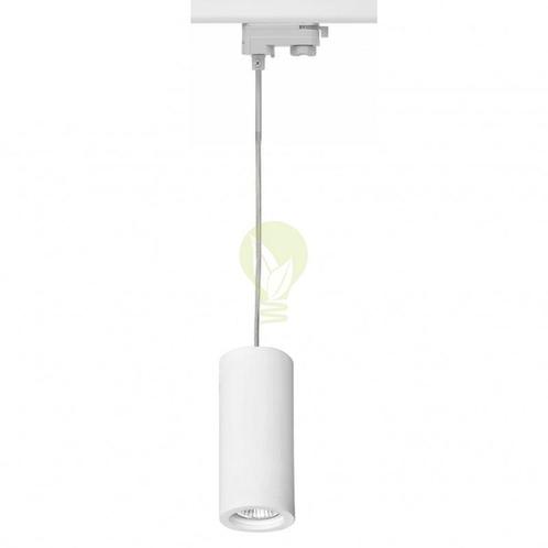 3-fase Hanglamp met GU10 fitting | Wit, Huis en Inrichting, Lampen | Plafondlampen, Nieuw, Metaal, Ophalen of Verzenden