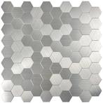 Zelfklevende Mozaïek Tegel - Afimera Hexagon - Geborsteld, Huis en Inrichting, Woonaccessoires | Wanddecoraties, Ophalen of Verzenden