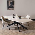 40% Korting: Eettafel Dio melamine beige deens ovaal 240 x, Huis en Inrichting, Tafels | Eettafels, Ophalen, Zo goed als nieuw