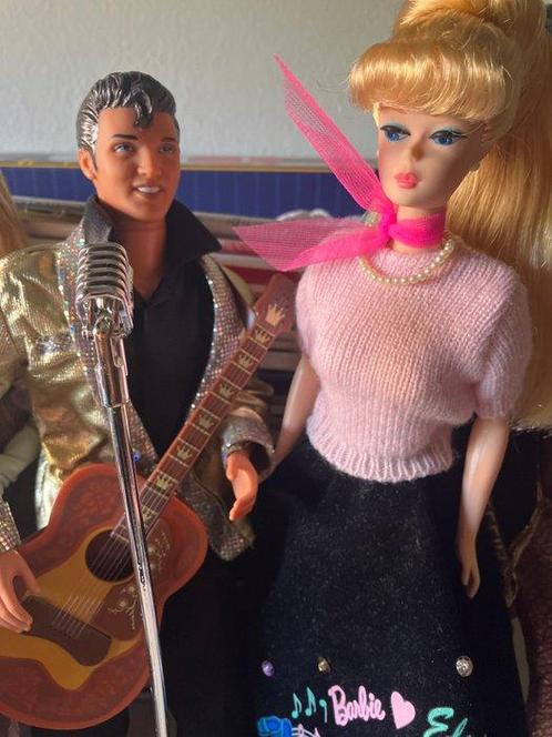 Mattel - Barbiepop barbie loves elvis collector edition -, Antiek en Kunst, Antiek | Speelgoed