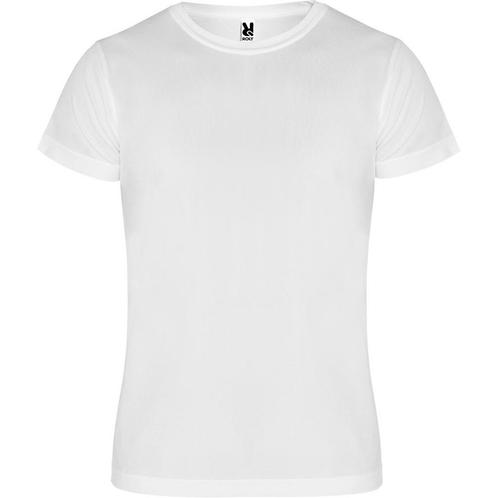 Wit ( Sport ) T-Shirt technisch weefsel / Camimera 7129, Hobby en Vrije tijd, Kledingapplicaties en Hotfix, Overige applicaties