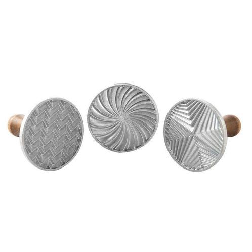 Nordic Ware Koekjesstempel Geo Set/3, Hobby en Vrije tijd, Taarten en Cupcakes maken, Nieuw, Verzenden