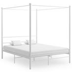 Hemelbed Wit 160x200 - Retourdeal - Creeer Jouw Droomslaa..., Huis en Inrichting, Slaapkamer | Bedden, Wit, Ophalen of Verzenden