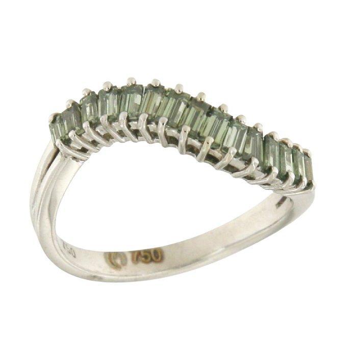 Zonder Minimumprijs - Ring - 18 karaat Witgoud - 0.97ct. tw., Sieraden, Tassen en Uiterlijk, Ringen