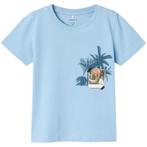 T-shirt Hermol (chambray blue), Kinderen en Baby's, Kinderkleding | Maat 98, Nieuw, Jongen, Name It, Shirt of Longsleeve