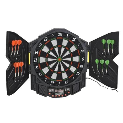 TRUUSK Elektronisch Dartbord Dartbord Met Deur Incl. 4 LED 2, Hobby en Vrije tijd, Overige Hobby en Vrije tijd, Nieuw, Verzenden