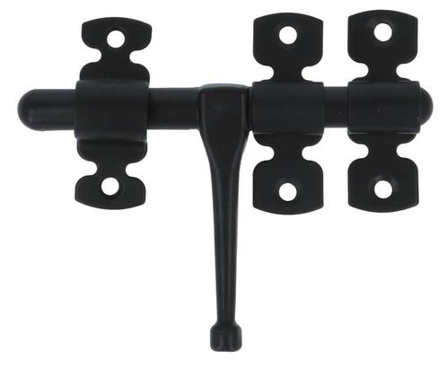 AMIG Deurgrendel mat zwart 120 x Ø12 mm, Doe-het-zelf en Verbouw, Hang- en Sluitwerk, Verzenden