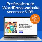 Professionele website laten maken voor €199, Website Bouw