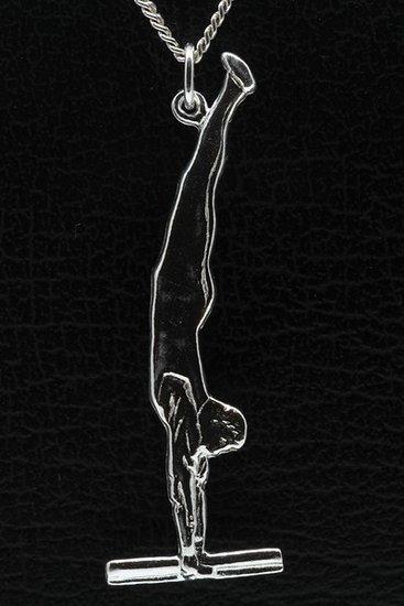 Zilveren Turner brug ketting hanger, Sieraden, Tassen en Uiterlijk, Kettinghangers, Verzenden