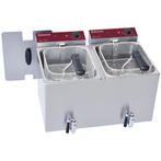 Diamond Friteuse | FRYERS LINE | 8+8L | 0°C/190°C | 2x 230V, Ophalen of Verzenden, Nieuw in verpakking