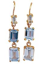 Zonder minimumprijs - Oorbellen - 9 kt. Geel goud, Zilver, Nieuw