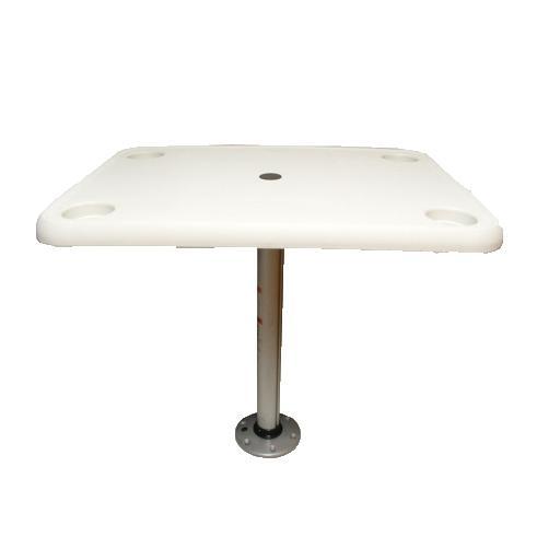 Rechthoekige tafel, verwijderbaar, 406 x 711mm, incl. poot e, Watersport en Boten, Accessoires en Onderhoud, Nieuw, Ophalen of Verzenden