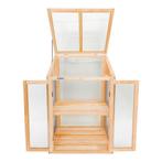 Broeikas | Kweekkas | Tuinkas | 60x49x97,5 cm | Vurenhout, Overige materialen, Polycarbonaat, Verzenden, Kweekkas