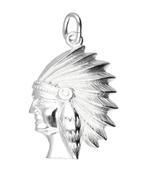 Zilveren Indiaan ketting hanger, Sieraden, Tassen en Uiterlijk, Verzenden, Nieuw