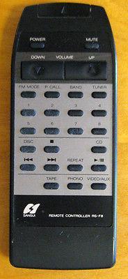 Afstandsbediening Sansui rs-f8, Audio, Tv en Foto, Afstandsbedieningen, Origineel, Nieuw, Ophalen of Verzenden