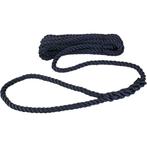 12mm x 4m Landvast met Lus 3-Strengs Polyester Blauw, Watersport en Boten, Bootonderdelen, Ophalen of Verzenden, Nieuw