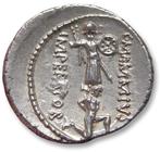 Romeinse Republiek. C. Memmius C.f., 56 v.Chr.. Denarius