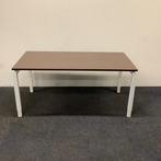 Tweedehands bureau 160x80 cm, hoogte verstelbaar - 4 poot,, Ophalen of Verzenden, In hoogte verstelbaar, Gebruikt, Bureau