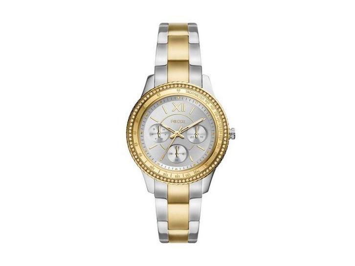 Fossil Stella Sport ES5107 - Dameshorloge 37 mm - Roestvrij, Sieraden, Tassen en Uiterlijk, Horloges | Dames, Nieuw, Fossil, Verzenden