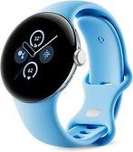 Google Pixel Watch 2 41 mm zilverkleur op sportbandje in, Verzenden, Zo goed als nieuw