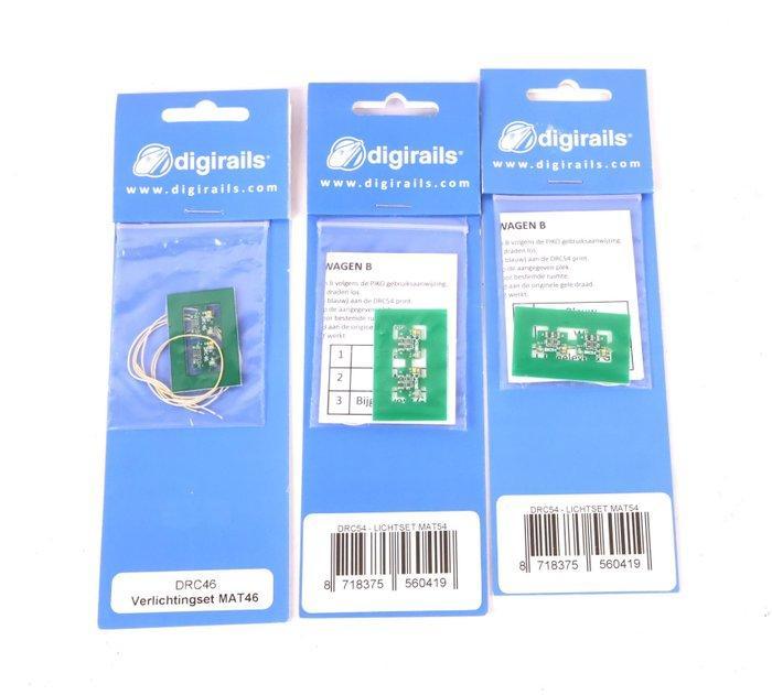 Digirails H0 - DRC46/DRC54 - Elektronica (3) - Drie, Hobby en Vrije tijd, Modeltreinen | H0