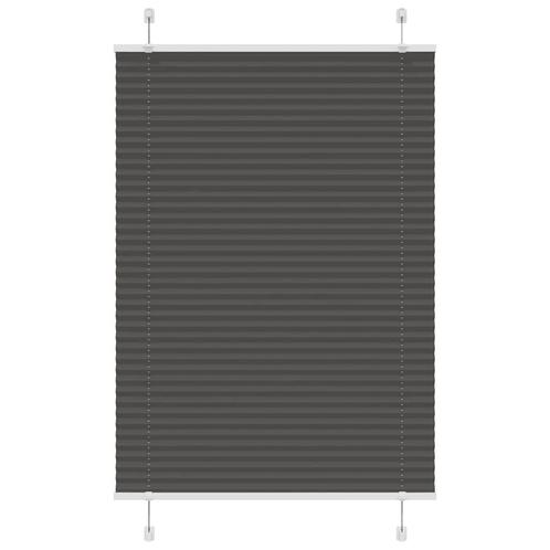 vidaXL Plissé rolgordijn 100x150 cm stofbreedte 99,4cm, Huis en Inrichting, Stoffering | Gordijnen en Lamellen, Zwart, Nieuw, Verzenden