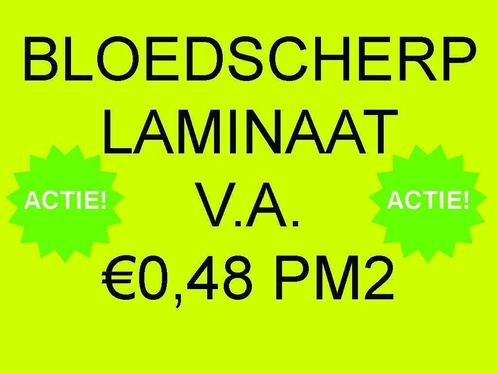 Gratis laminaat bij aankoop van ondervloer en plinten!, Huis en Inrichting, Stoffering | Vloerbedekking, 75 m² of meer, Laminaat