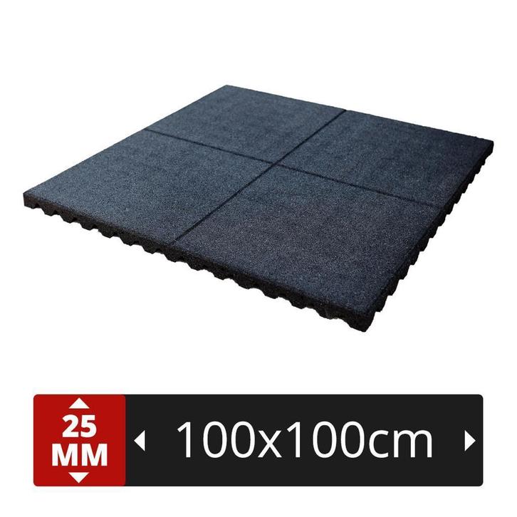 Grote Rubber tegels 100x100x2,5 speel tuin terras EN1177 !!, Kinderen en Baby's, Speelgoed | Buiten | Speeltoestellen, Nieuw, Brandweerpaal