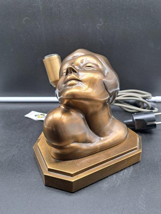 Frankart - Lustrerie Deknudt - Lamp - Tête de Femme -, Antiek en Kunst, Curiosa en Brocante