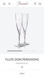 Baccarat - Champagne fluitje (6) - Dom Pérignon - Kristal -