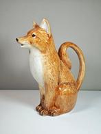Kan - Keramiek - Met de hand geschilderde vos kan
