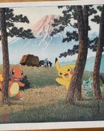 Kodo88 Giclée - Pikachu, Charmander & Bulbasaur at Tago Bay, Nieuw