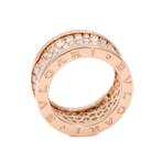 Bvlgari - Ring - B.zero 1 - 18 karaat Roségoud Diamant