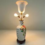 Birds & Flowers - Lamp - Hout, Messing, Metaal, Porselein, Antiek en Kunst