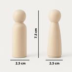 Houten man figuurtje (voor knutselwerk, 7.5 cm hoog), Ophalen of Verzenden, Nieuw