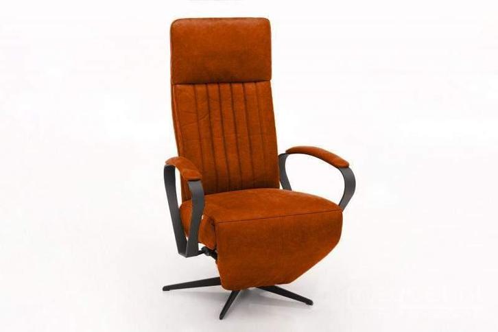 Relaxfauteuil Heukelum - relaxfauteuils - Oranje, Huis en Inrichting, Stoelen, Nieuw, Stof